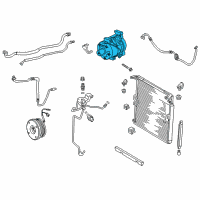 OEM 2021 Toyota 4Runner Compressor Assembly Diagram - 88320-35780