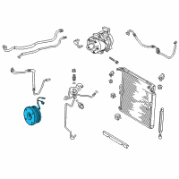 OEM 2014 Toyota 4Runner Clutch Diagram - 88410-2F010