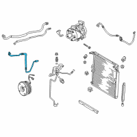 OEM 2014 Toyota 4Runner Discharge Hose Diagram - 88703-60231