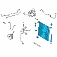 OEM 2019 Toyota 4Runner Condenser Diagram - 88460-60430