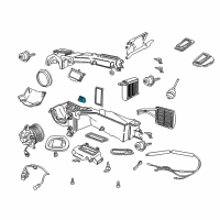 OEM 1999 Jeep Cherokee Sensor-Blower Motor Diagram - 4864957