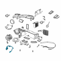 OEM 2001 Jeep Cherokee Harness-Air Conditioning Module Diagram - 5013744AA