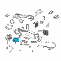 OEM 1998 Jeep Cherokee Seal-A/C And Heater Unit Diagram - 4874069AB