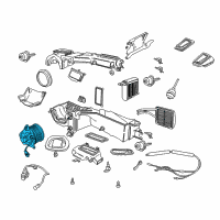 OEM Jeep Wrangler Motor Diagram - 4886150AA