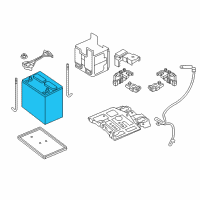 OEM 2018 Chevrolet City Express Batteries Diagram - 88865293