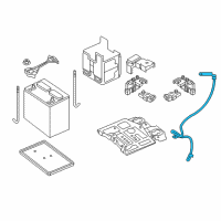 OEM 2018 Chevrolet City Express Negative Cable Diagram - 19316375