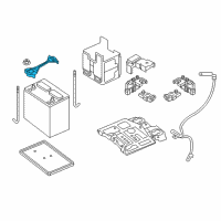 OEM Chevrolet Hold Down Diagram - 19316391