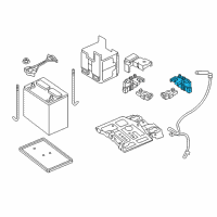 OEM Chevrolet City Express Bracket Diagram - 19316122