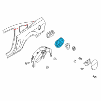 OEM Ford Mustang Fuel Pocket Diagram - AR3Z-6327936-A