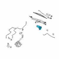 OEM 2009 Ford Taurus X Front Motor Diagram - 8F9Z-17508-B