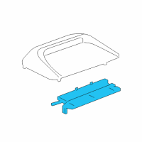 OEM Pontiac High Mount Lamp Diagram - 22731210