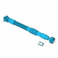 OEM 2014 Jeep Wrangler Rear Drive Shaft Diagram - 68022105AC