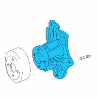 OEM Toyota RAV4 Water Pump Assembly Diagram - 16100-28041