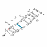 OEM 2018 Ram 1500 CROSMEMBE-Transmission Diagram - 68191593AA