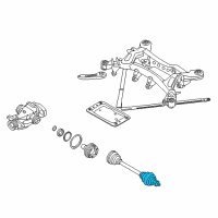 OEM 2013 BMW 135is Repair Kit Bellows, Exterior Diagram - 33-21-7-562-496