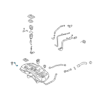 OEM 2014 Hyundai Genesis Plate Sender Assembly Diagram - 94460-3M650