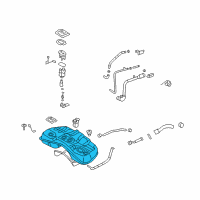 OEM 2014 Hyundai Genesis Tank Assembly-Fuel Diagram - 31150-3M510