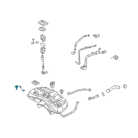 OEM 2010 Hyundai Genesis Suction Plate And Sender Assembly Diagram - 31130-3M100