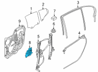 OEM 2021 BMW M8 Gran Coupe DRIVE, WINDOW LIFTER, REAR L Diagram - 61-35-9-448-927