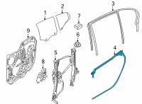 OEM 2022 BMW 840i Gran Coupe SHAFT COVER, INNER, LEFT REA Diagram - 51-33-7-435-419