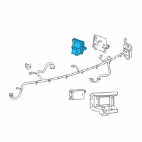 OEM 2014 Cadillac ATS Module Diagram - 22970449