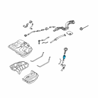 OEM Hyundai XG350 Fuel Filter Assembly Diagram - 31911-38204