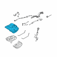 OEM Kia Fuel Tank Assembly Diagram - 311503F500