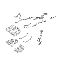 OEM Kia Amanti Tether Diagram - 310152C000