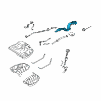 OEM 2004 Kia Amanti Neck Assembly-Fuel Filler Diagram - 310303F550