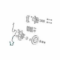 OEM 2010 Jeep Compass Sensor-Anti-Lock Brakes Diagram - 5105572AB