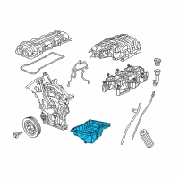 OEM 2017 Chrysler Pacifica Pan-Engine Oil Diagram - 68249488AD