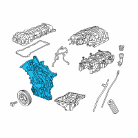 OEM 2019 Chrysler Pacifica Cover-Chain Case Diagram - 4893783AG