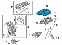 OEM 2021 Chrysler Pacifica INTAKE MANIFOLD Diagram - 4861867AI