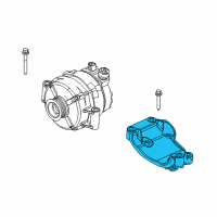 OEM 2015 Ford F-250 Super Duty Bracket Diagram - AL3Z-10A313-E