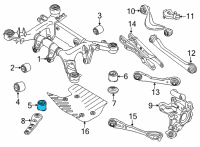 OEM 2020 BMW M8 Gran Coupe RUBBER MOUNTING FRONT Diagram - 33-31-7-857-058