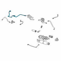 OEM 2007 Ford F-150 EGR Tube Diagram - 7L3Z-9E498-A