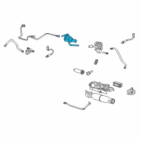 OEM 2004 Ford F-150 EGR Tube Connector Diagram - 7W7Z-9E470-A