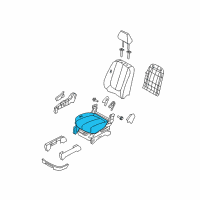 OEM Kia Rondo Cushion Assembly-Front Seat Diagram - 882021D342457