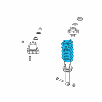 OEM Dodge Rear Coil Spring Diagram - 68065246AB