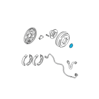 OEM Dodge Cap-Rear Wheel Hub Diagram - MB809360