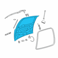 OEM 2013 Dodge Grand Caravan LIFTGATE Diagram - 68078085AE