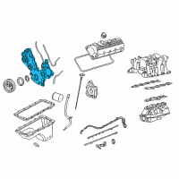 OEM 2004 Ford F-150 Heritage Front Cover Diagram - 3L3Z-6019-AA