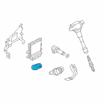 OEM 2014 Infiniti QX70 Sensor Assembly Knock Diagram - 22060-JK20C