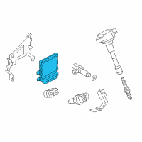 OEM 2019 Infiniti Q50 Engine Electronic Control Module Diagram - 23703-5CA0B