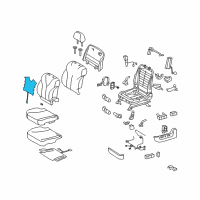 OEM 2009 Toyota Camry Seat Back Heater Diagram - 87530-06041