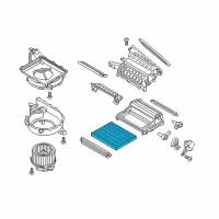 OEM 2022 Hyundai Ioniq Air Filter Assembly Diagram - 97133-K4000