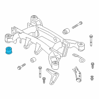 OEM BMW X5 Rubber Mounting Diagram - 33-31-6-791-393