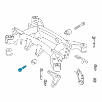 OEM BMW Hex Bolt With Washer Diagram - 07-11-9-907-556