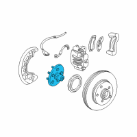 OEM 2011 Ford Ranger Hub Diagram - G2MZ-1104-AQ