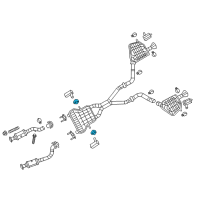 OEM Dodge ISOLATOR-Exhaust Support Diagram - 68139723AA